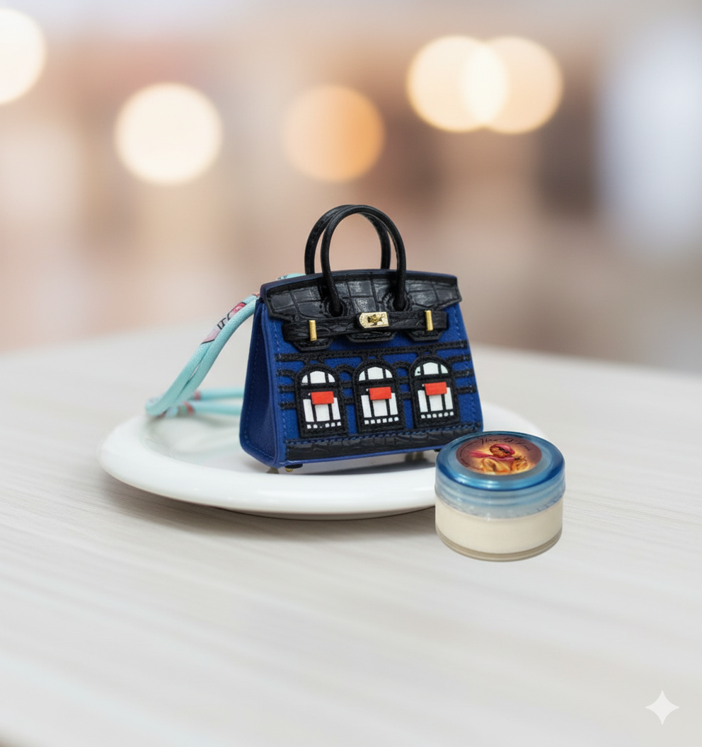 30ml Body Balm Candle with Pure handcraft lather bag