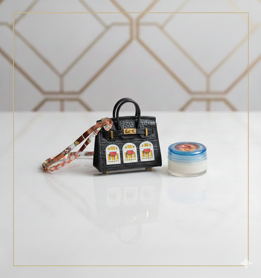 30ml Body Balm Candle with Pure handcraft lather bag